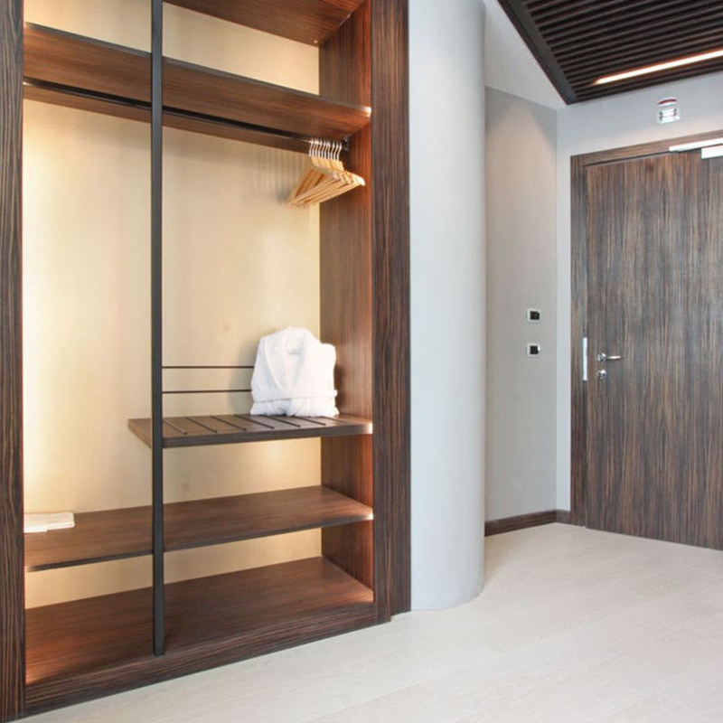 Miglior walk in open style armadio in legno bianco laminato per camera da letto camera da letto lusso