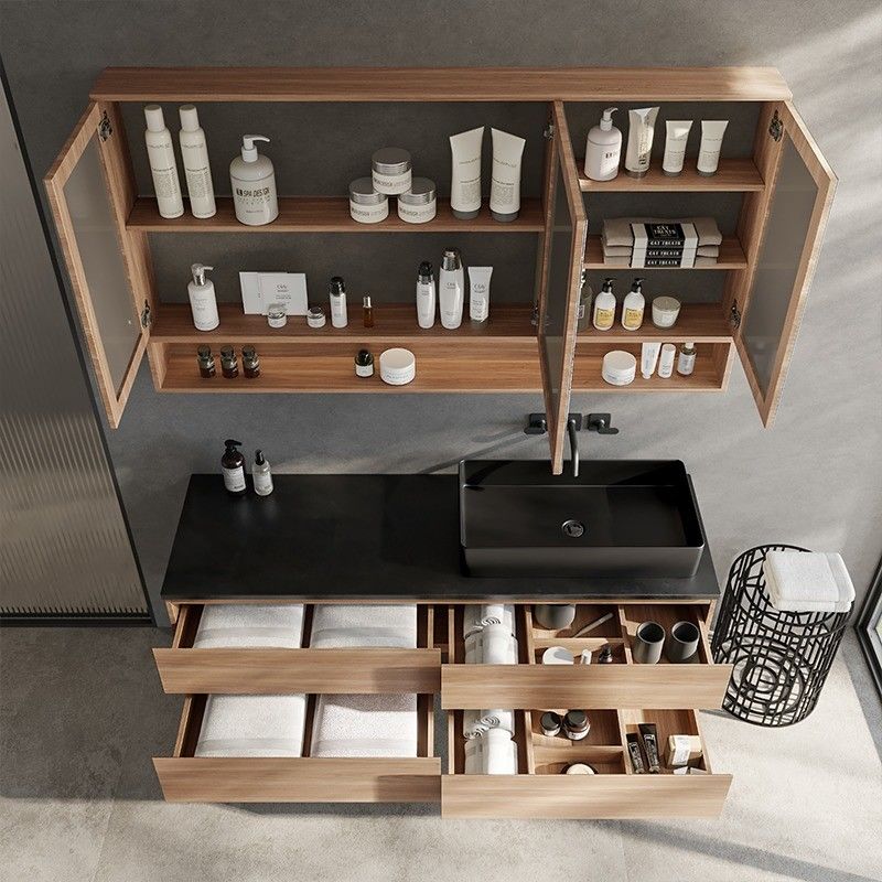 Moderno CAD / 3D Design Parete montata doppio lavandino vanità bagno per lo stile americano