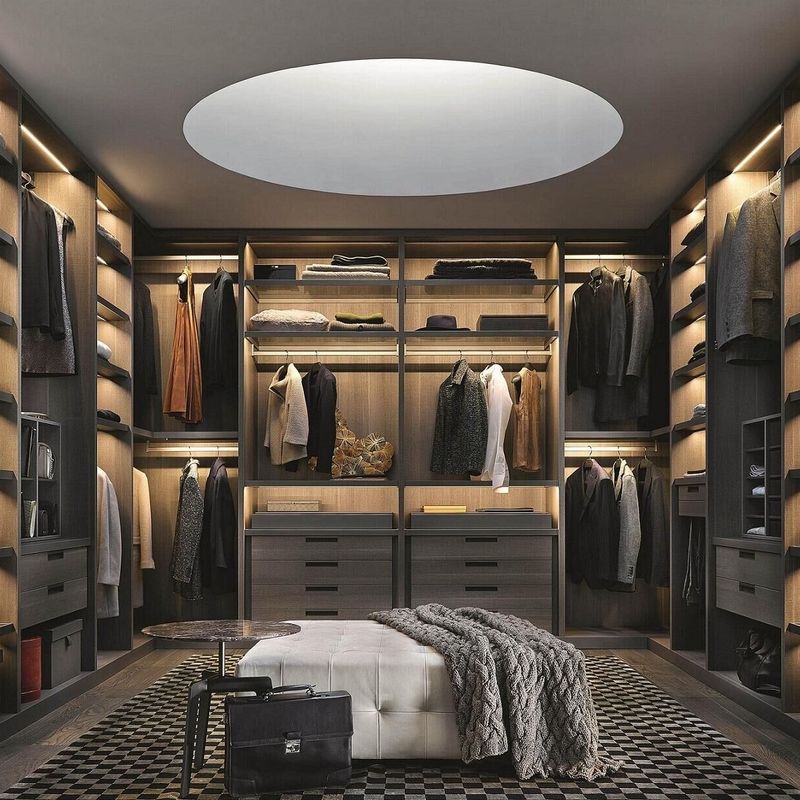 Armadio di camera da letto in legno in stile europeo contemporaneo per dimensioni personalizzate