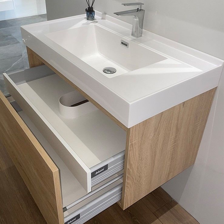 Scatole Slide Arredamento in stile euro Parete appesa doppio lavandino Armadio vasca bagno Vanity Set