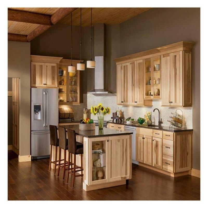 CAD / 3D armadietti da cucina in stile shaker in legno massello rustico con disegni di isole da cucina