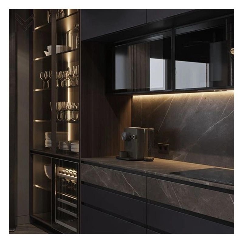 Apparecchi da cucina in legno compensato con porta in legno compensato