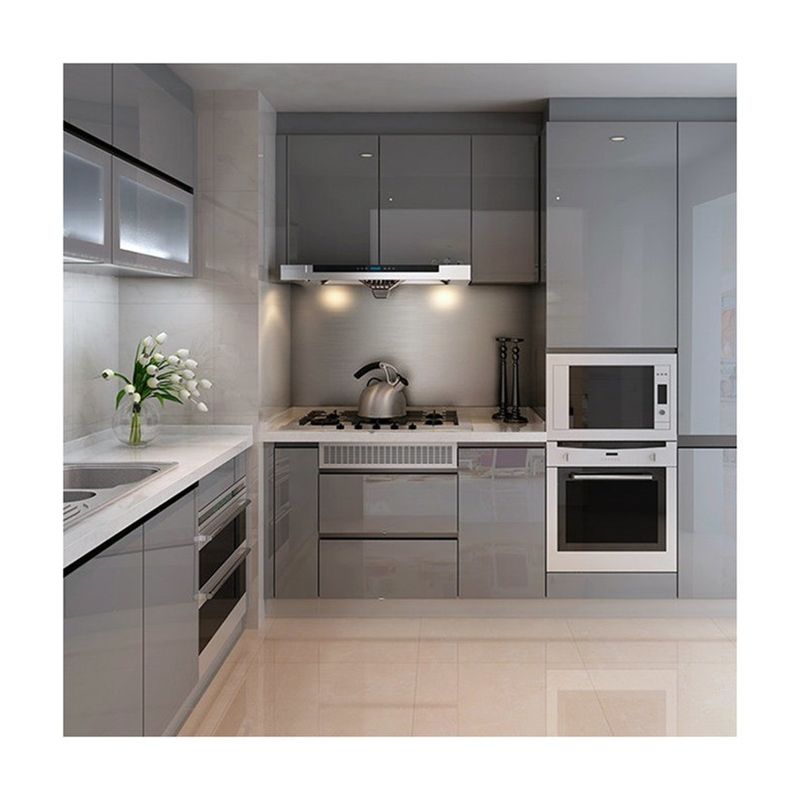 Melamine Corner Board Rotating Pull Out Small Black Basket Cabinet per cucine modulari