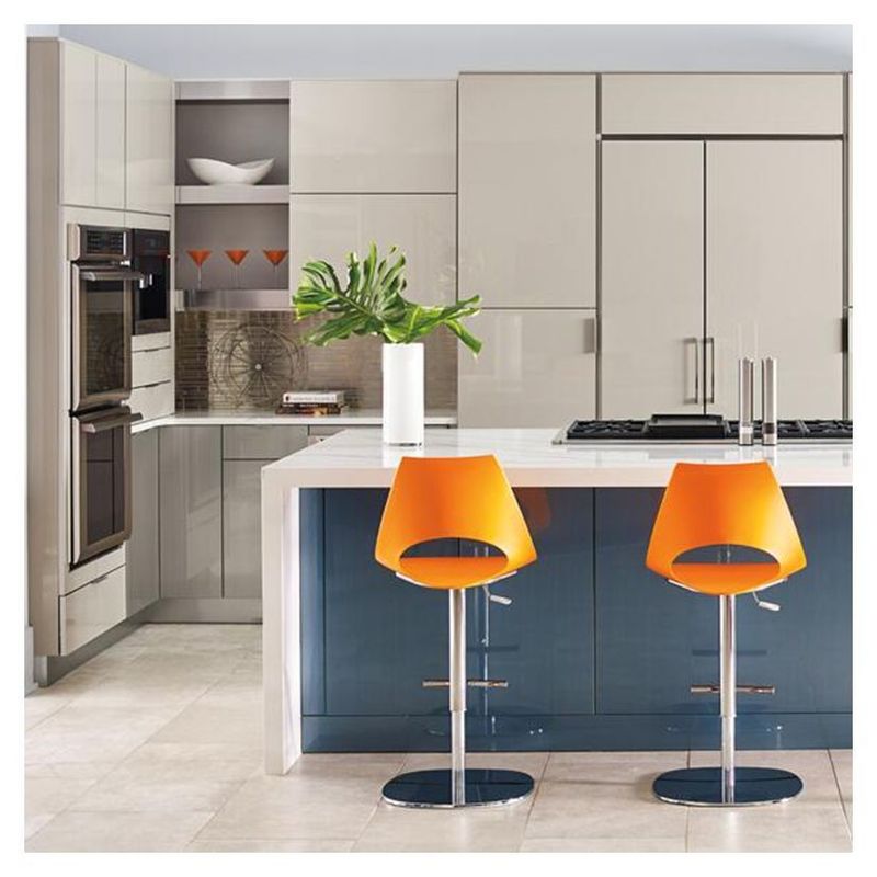 YALIG Shaker Blu Modulare Armadi da cucina colore di rivestimento personalizzato pronti per l'assemblaggio