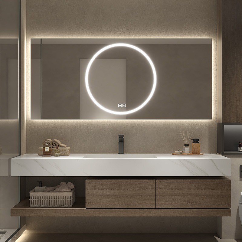 Stile americano design moderno mobili personalizzati Bagno Vanità con lavandino da YALIG