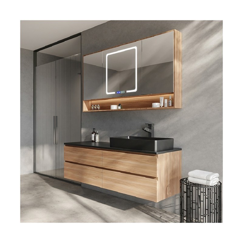 Rectangle Dimensioni personalizzate Appartamento stile moderno Bagno Vanity Set Ordine personalizzato