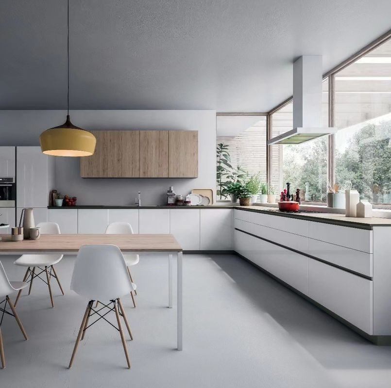 Scatole con cassetto completo, dispensa, armadietto da cucina in bianco, in MDF, per mobili da cucina