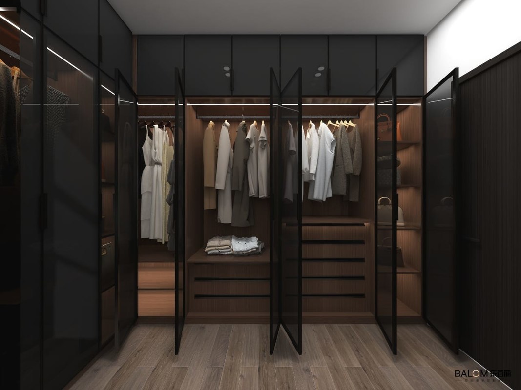 Arredamento in cartone di melamina tipo tutto vetro design cucina angolo mobili manica di ventilazione