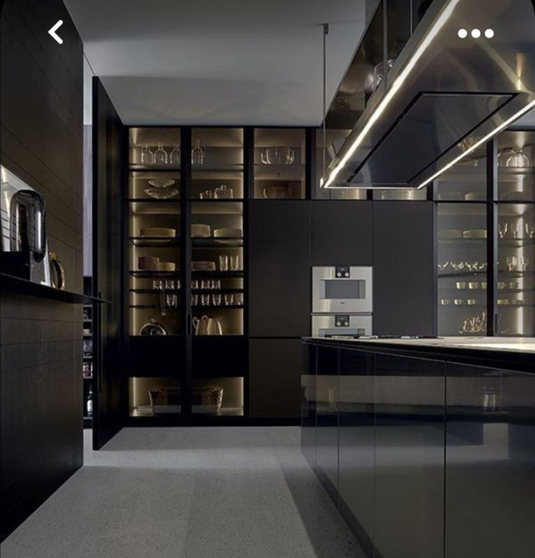 Arredamento di cucina a chiusura a rotelle di cartone acrilico a colori di rivestimento personalizzato per la cucina a scatola leggera