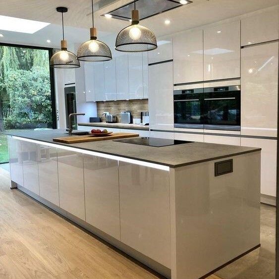 Arredamento di cucina a chiusura a rotelle di cartone acrilico a colori di rivestimento personalizzato per la cucina a scatola leggera