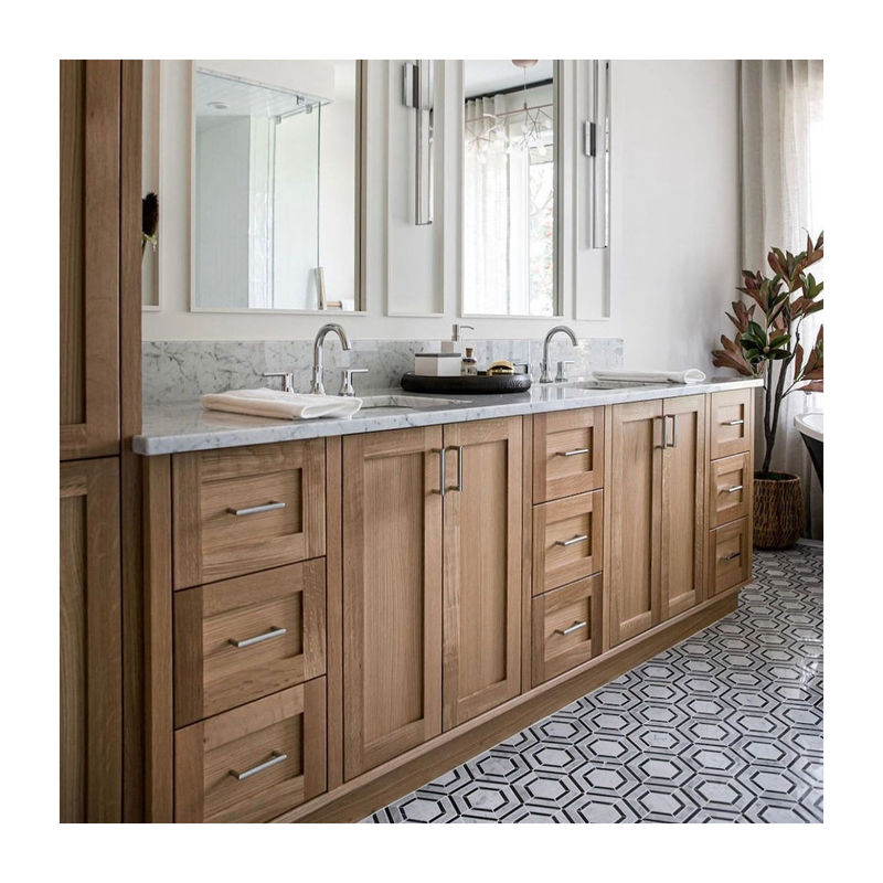 2024 Easy Clean Color Shaker personalizzato Smart Wood Kitchen Cabinet con stile moderno