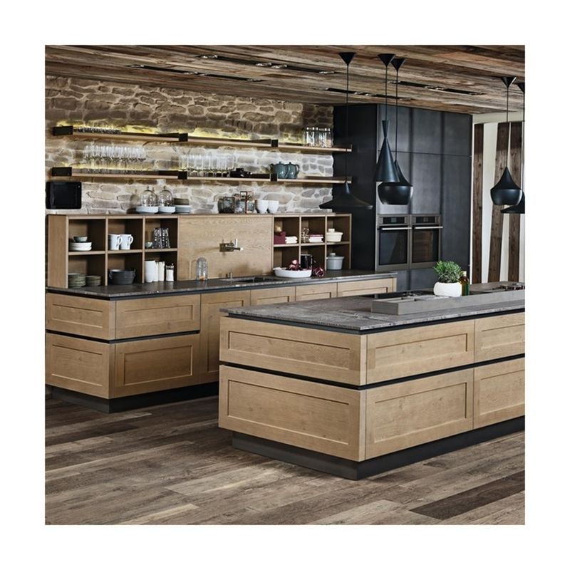 YALIG Arredamento da cucina in melamina Arredamento da cucina set con colore di rivestimento personalizzato