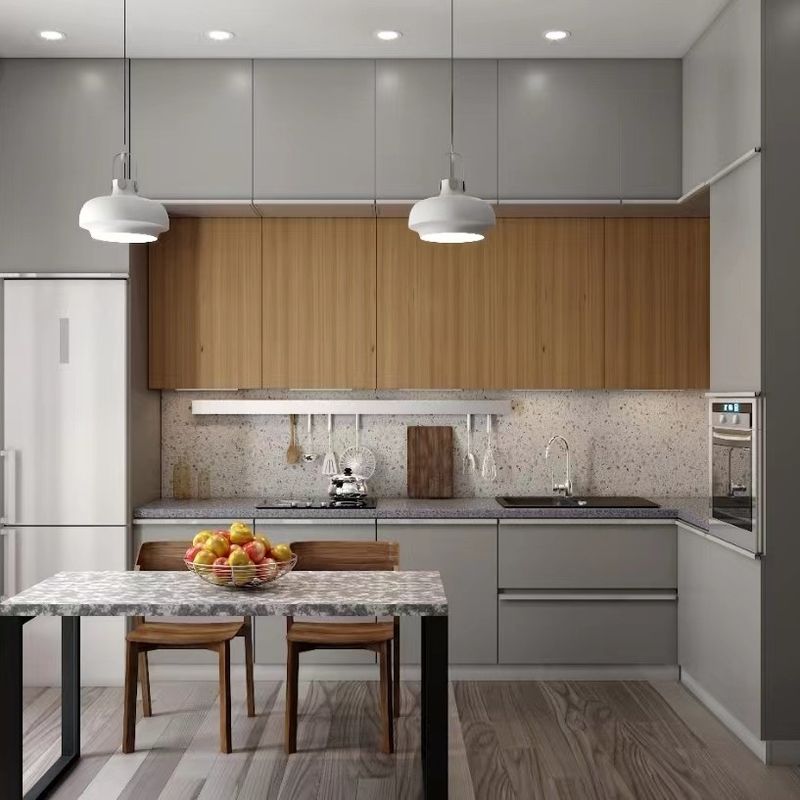 Acque resistenti Grigio YALIG pannelli di vetro Maniglie per gabinetti di cucina Sostituzione vantaggio