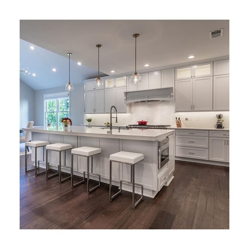 Mdf Armadio da cucina in lacca con PVC Membrana