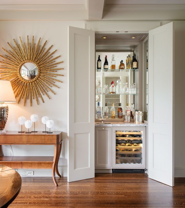 Modello in legno PANEL Wine Bar Display per soggiorno Arredamento per la casa di lusso Design moderno