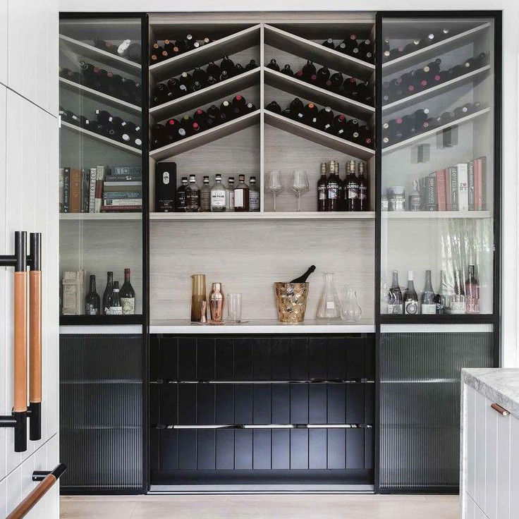 Colorato su misura Arredamento moderno Arredamento per bar di vino per arredamento del soggiorno