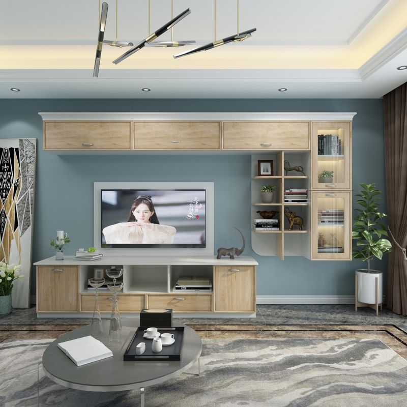 Personalizza le dimensioni del supporto televisivo Moderno Design Parete Unità per mobili per la casa di lusso in appartamento