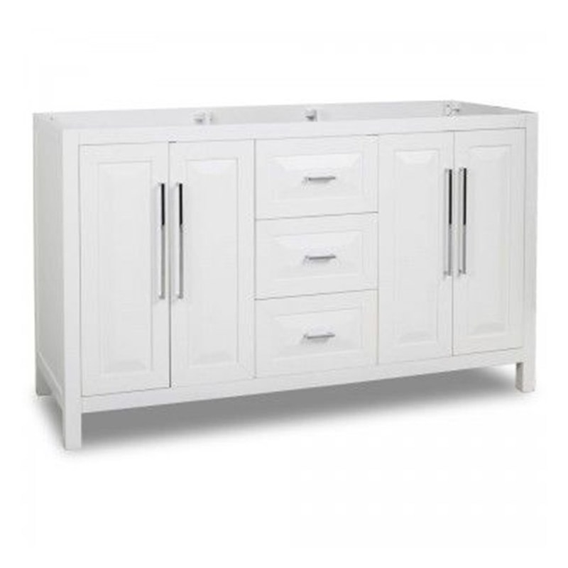 Arredamento bagno in stile moderno con tavolo in ceramica