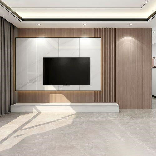 Personalizza le dimensioni del supporto televisivo Moderno Design Parete Unità per mobili per la casa di lusso in appartamento