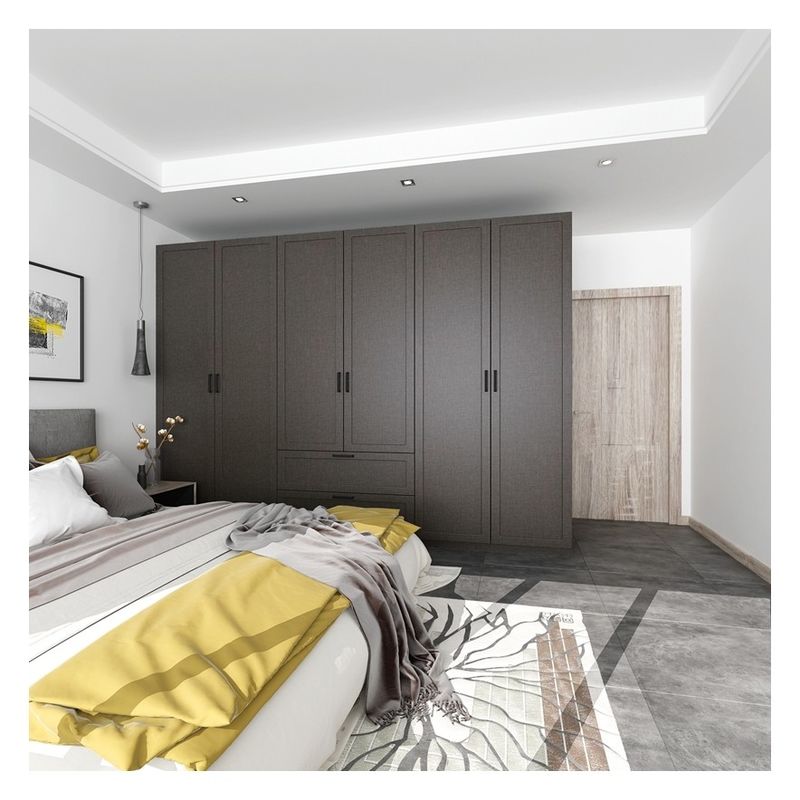 Arredamento in legno compensato per camera da letto in colore massello matt laccato per mobili per appartamenti