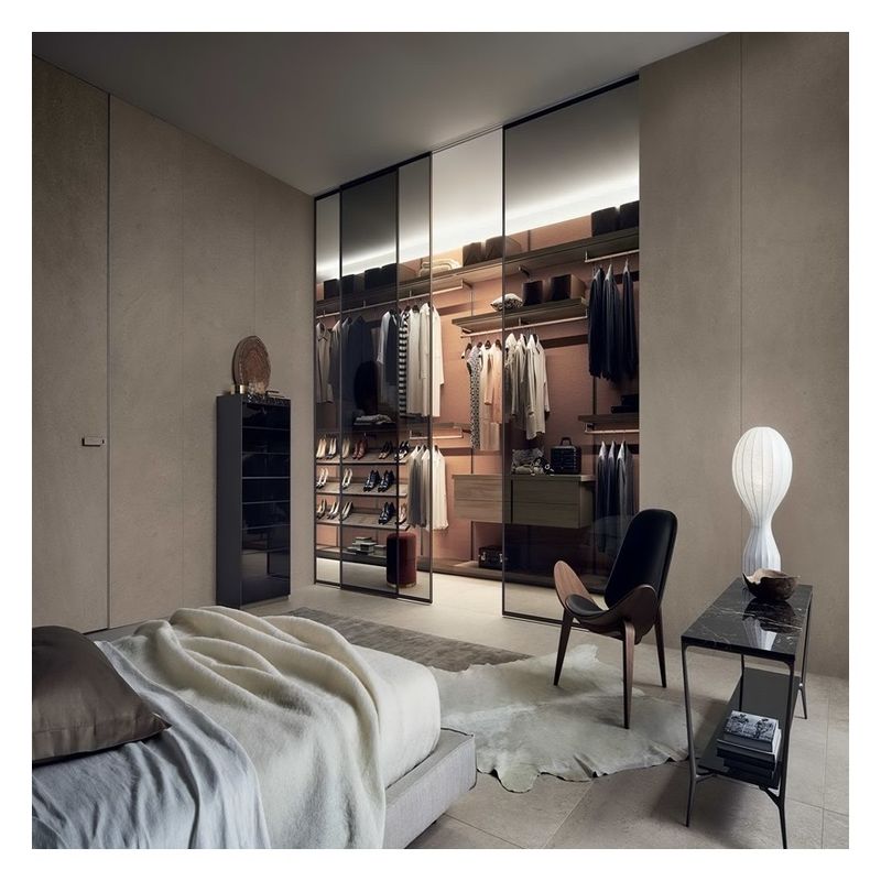 Arredamento in legno compensato per camera da letto in colore massello matt laccato per mobili per appartamenti