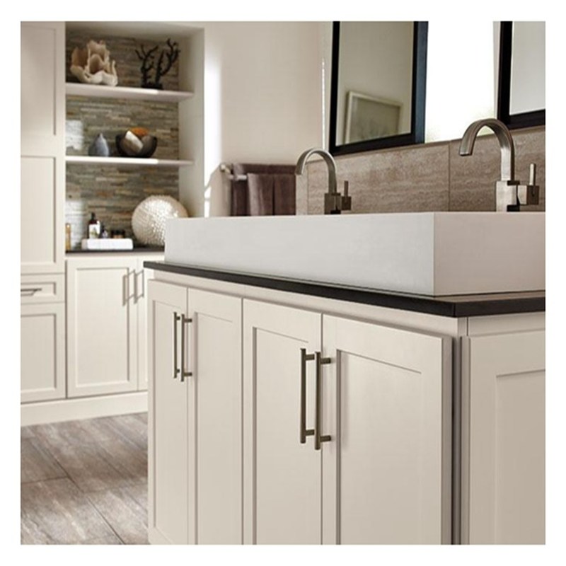 Shaker Style Lacca Bianca Super Impermeabile Grandi Cabinet Bagno Vanità Combo