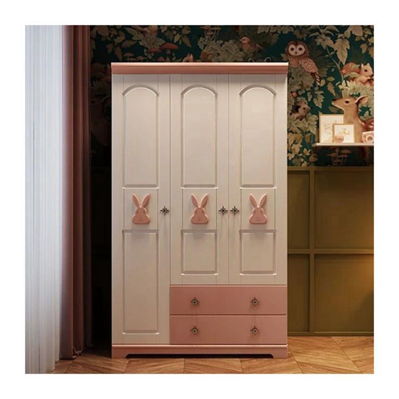 Cute decorazione animale Armadio in legno massello per mobili per la casa e design ecologico