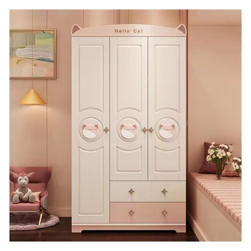 Cute decorazione animale Armadio in legno massello per mobili per la casa e design ecologico