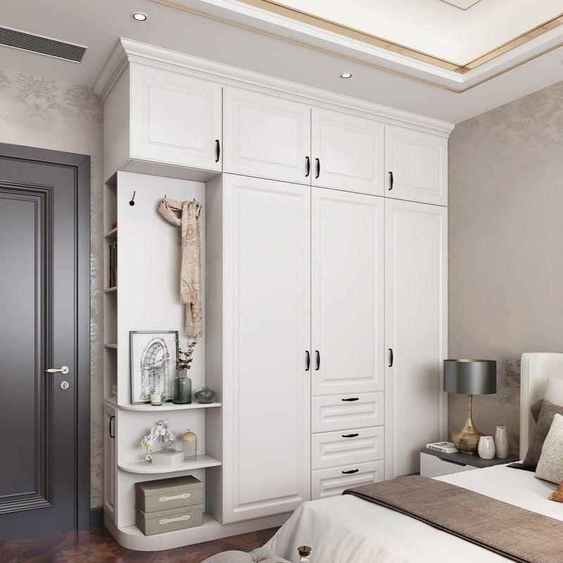 Materiale di fascia alta Mr Hdf Armadio di cartone Armadio personalizzato per camera da letto in stile panel legno