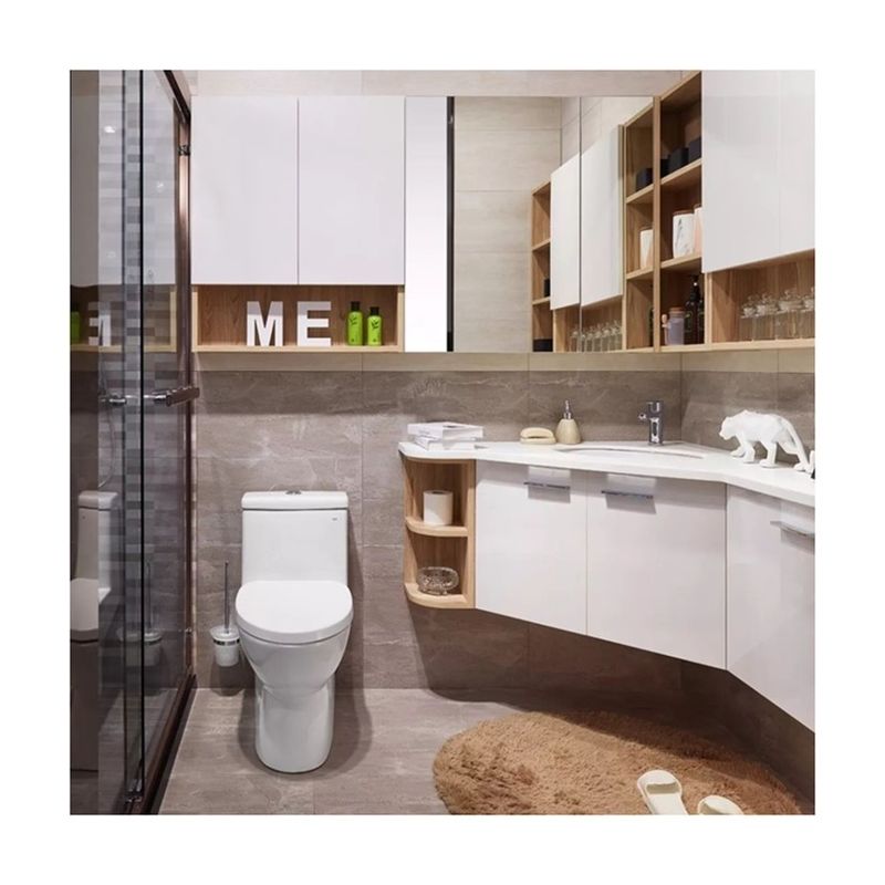 Include vasca sì triangolare angolo bagno Vanity Set con specchio e rubinetto