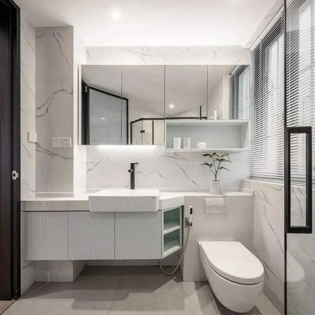 Include vasca sì triangolare angolo bagno Vanity Set con specchio e rubinetto