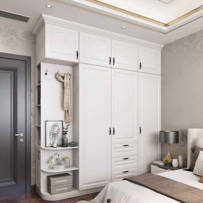 Armadietti in stile moderno di fascia alta realizzati in cartone MR HDF per camere da letto personalizzate