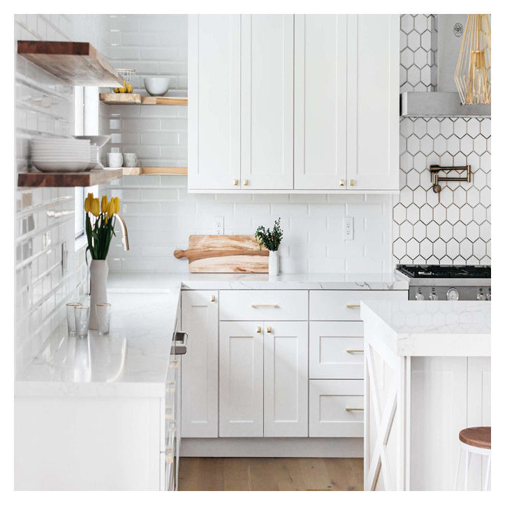 Appartamento Shaker Stile Standard Modulare In Legno Massello Armadio Cucina Porte E Fronti Scatole