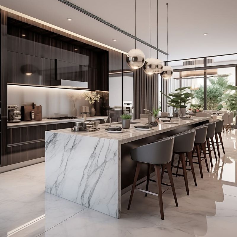 Mobili da cucina di design moderno e semplice con selezione personalizzata del colore del rivestimento