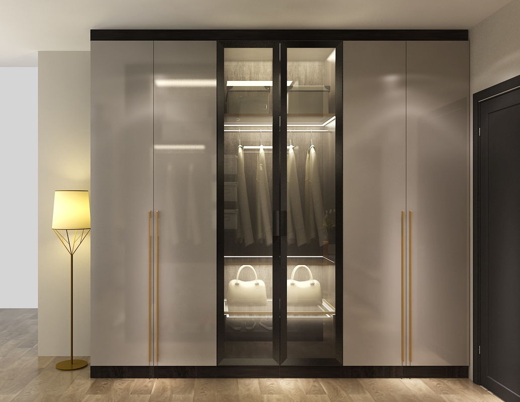 2D / 3D PANEL Stile legno Armadio lucido camera da letto Porta scorrevole Armadio in Australia Standard