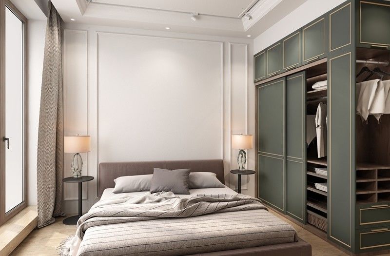 Home Arredamento Legno Lacca Porta Scorrevole Armadio per dimensioni personalizzate in bianco moderno