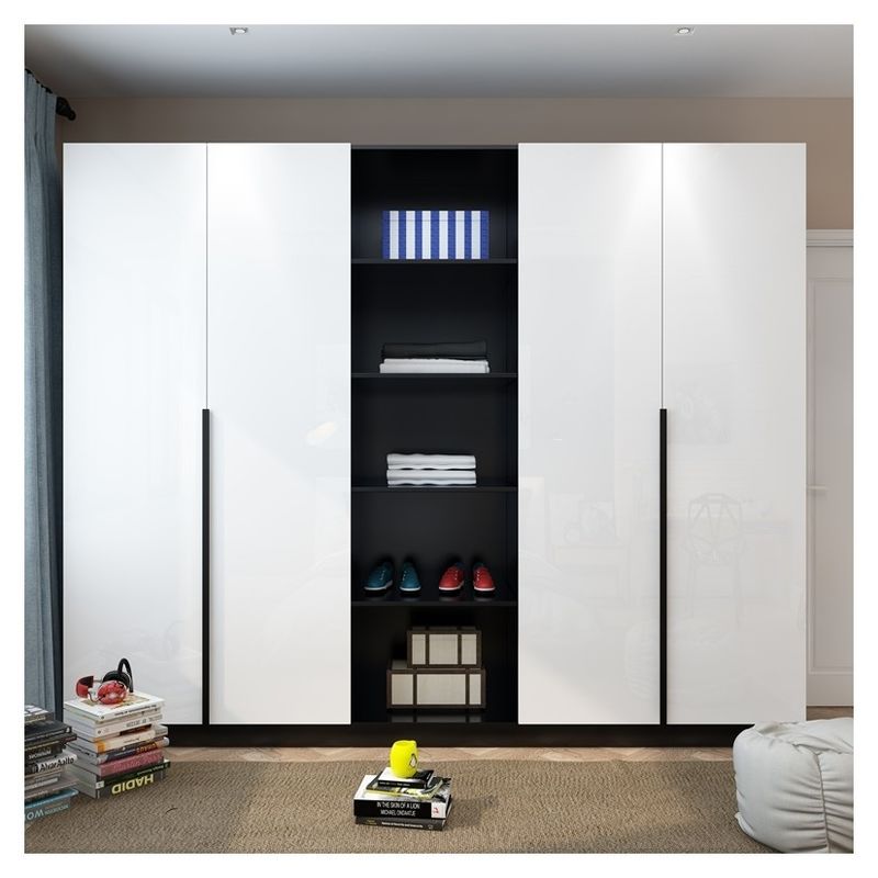 Villa Porta Scorrevole Armadio in Legno Bianco Dimensioni Personalizzate per Arredamento Moderno