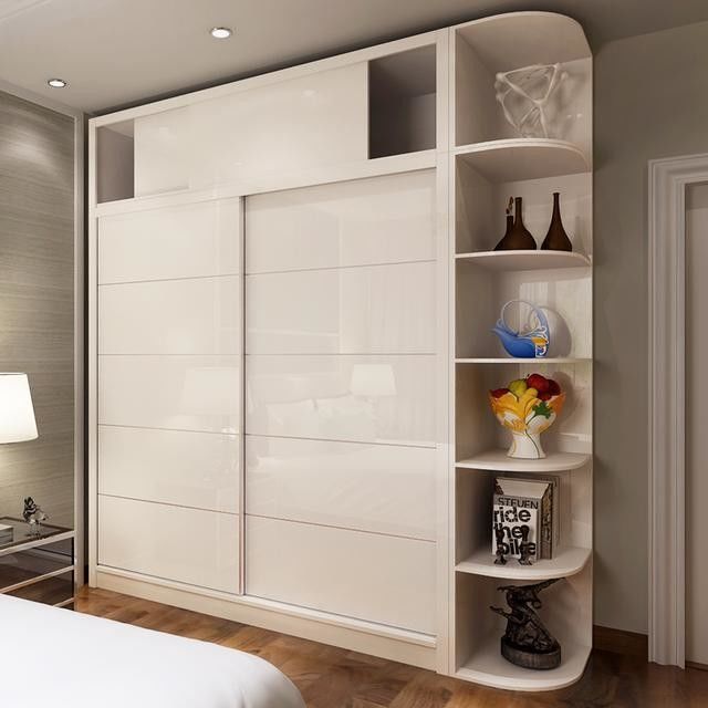 Villa Porta Scorrevole Armadio in Legno Bianco Dimensioni Personalizzate per Arredamento Moderno