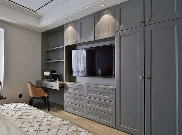 2024 Popolare Grigio Shaker Porta Armadio Moderno Stile di Legno per la Casa Stoffa Mensola Armadi