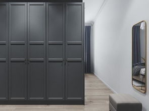 2024 Popolare Grigio Shaker Porta Armadio Moderno Stile di Legno per la Casa Stoffa Mensola Armadi