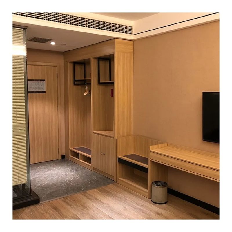 Abbigliamento in legno in stile moderno Armadio Disegno di lusso personalizzato per la casa Villa Hotel Appartamento