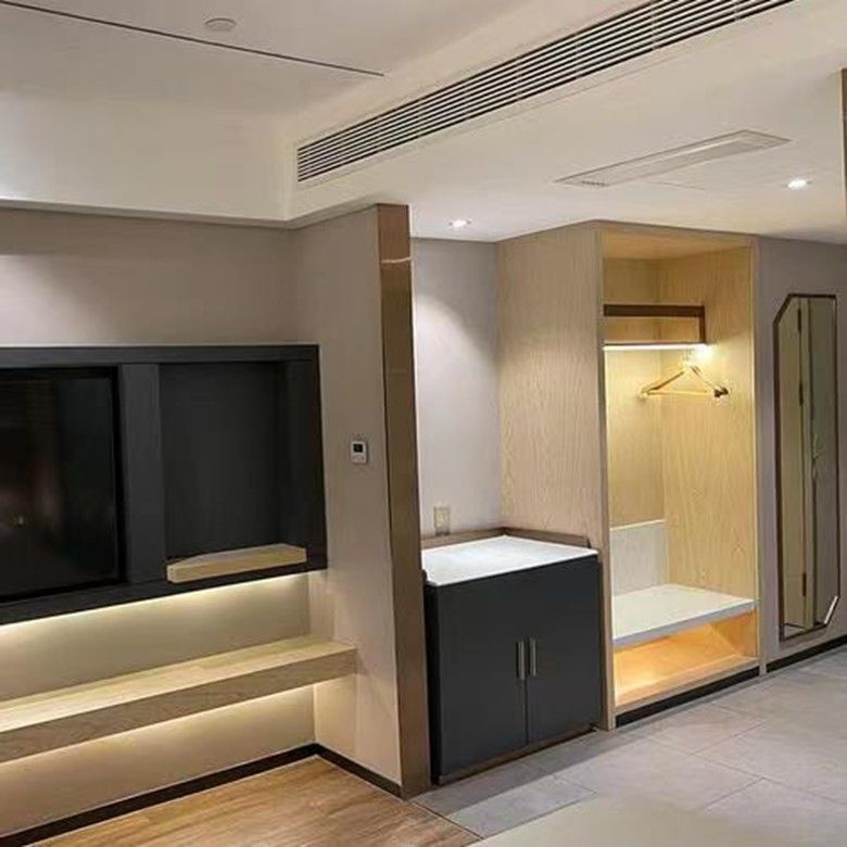 Abbigliamento in legno in stile moderno Armadio Disegno di lusso personalizzato per la casa Villa Hotel Appartamento
