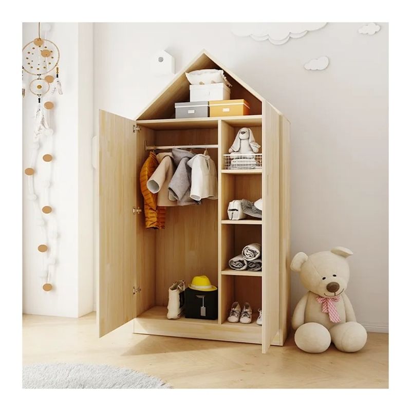Moderno stile MDF Legno Bambino Design fissabile Armadio camera da letto con smart storage armadio