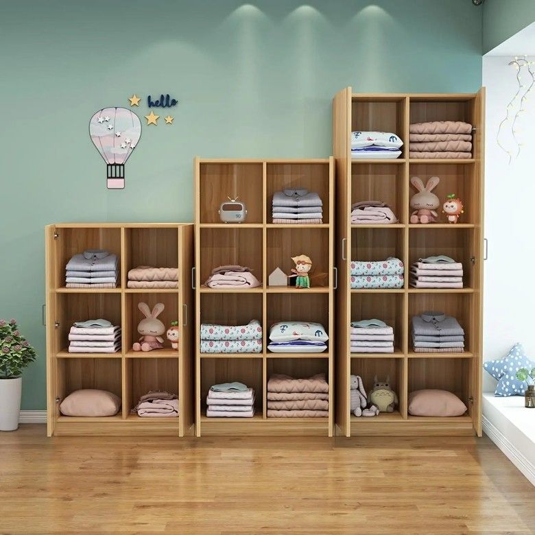 Moderno stile MDF Legno Bambino Design fissabile Armadio camera da letto con smart storage armadio