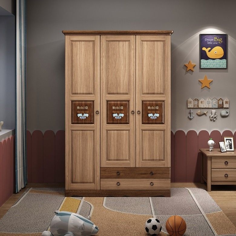 Moderno stile MDF Legno Bambino Design fissabile Armadio camera da letto con smart storage armadio