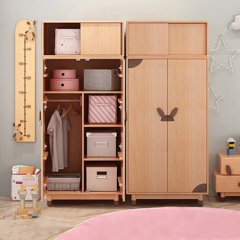 Moderno stile MDF Legno Bambino Design fissabile Armadio camera da letto con smart storage armadio
