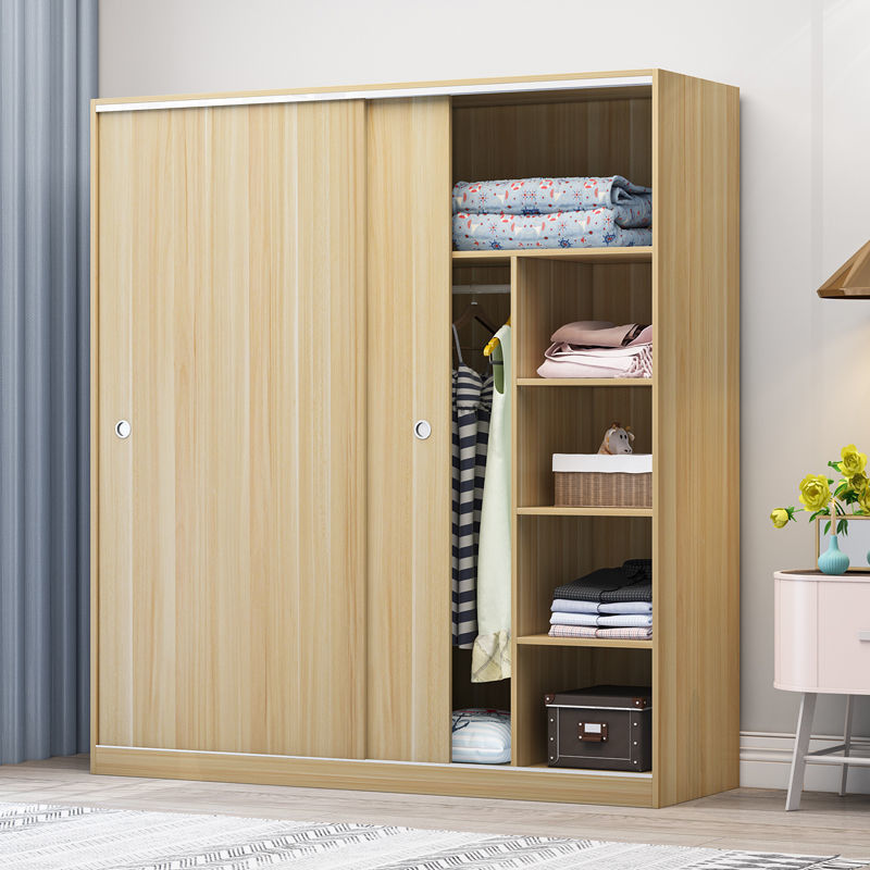Moderno camera da letto doppia porta scorrevole armadio Armadio di archiviazione con disponibilità 2D/3D