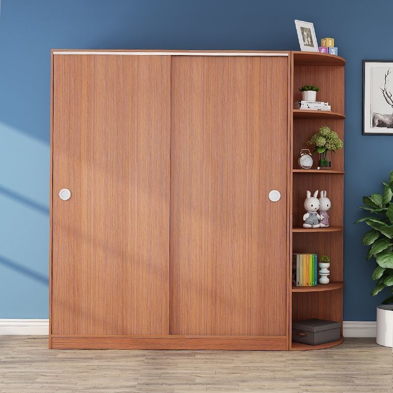 Moderno camera da letto doppia porta scorrevole armadio Armadio di archiviazione con disponibilità 2D/3D