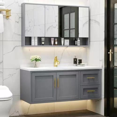 Bagno a specchio combinato personalizzato con armadietto a muro singolo Larghezza 38-46