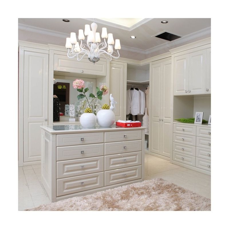 Moderno MR HDF Board Island Wardrobe personalizzato per design e funzionalità di fascia alta